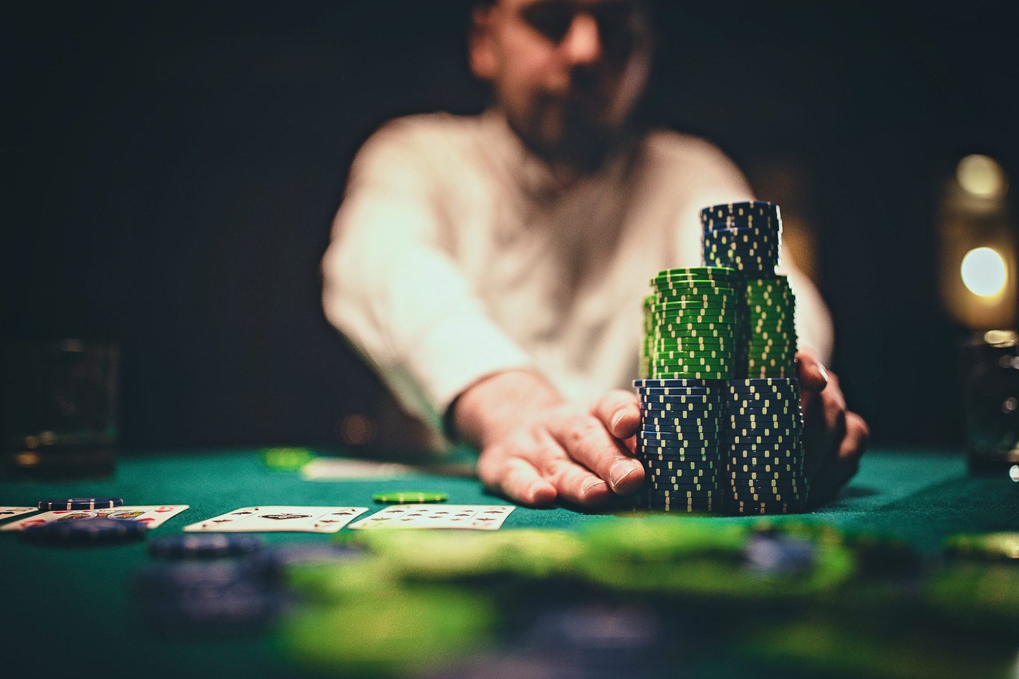 Authorities began investigating after a poker player accused the dealer of stealing from the pile of chips being wagered during a hand in September.